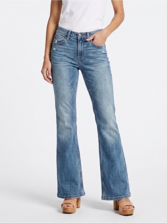 American Eagle Outfitters Denim - Classic High-Rise Light Blue Flare Jeans